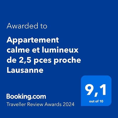 Appartement Calme Et Lumineux De 2,5 Pces Proche Lausanne Ecublens  Kültér fotó