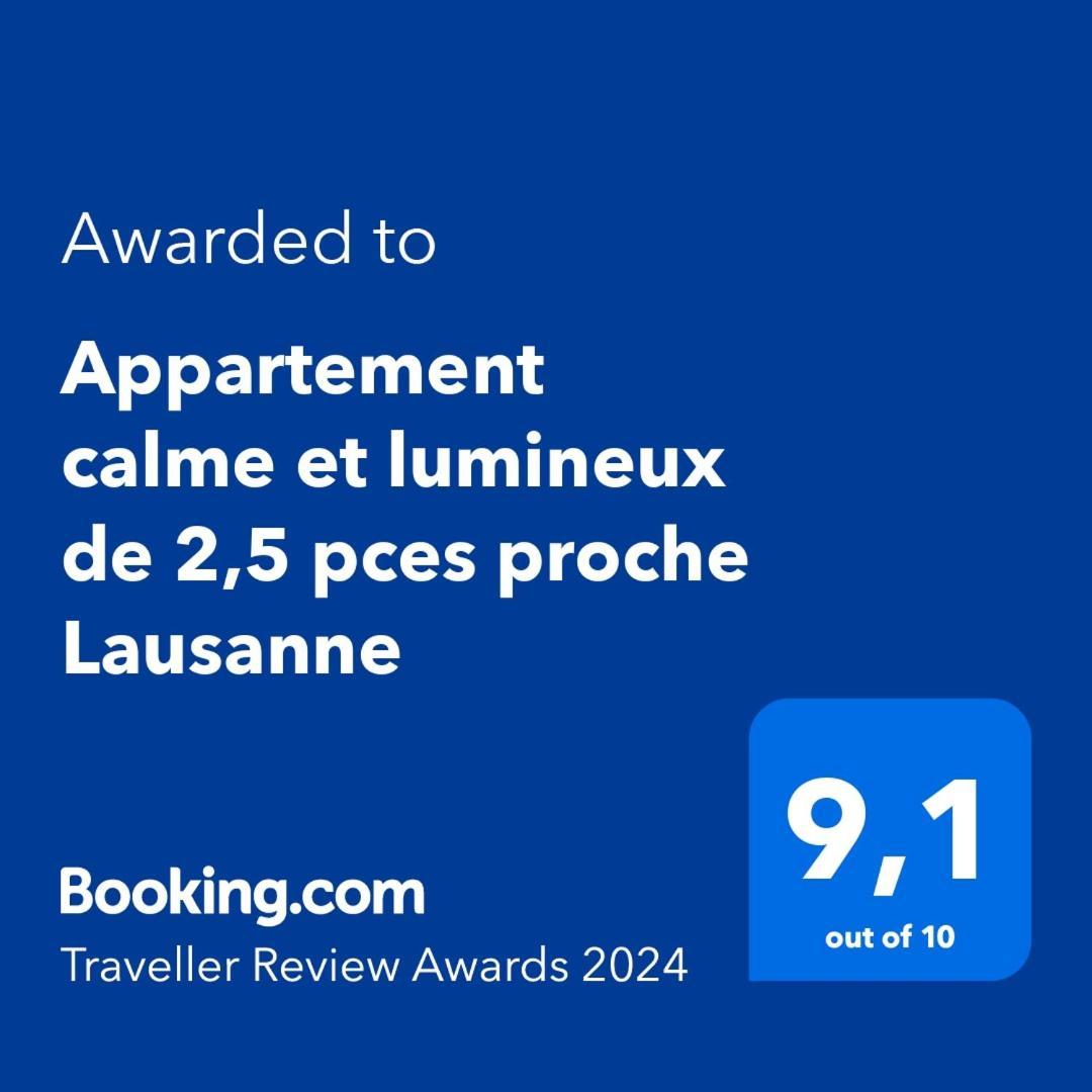 Appartement Calme Et Lumineux De 2,5 Pces Proche Lausanne Ecublens  Kültér fotó